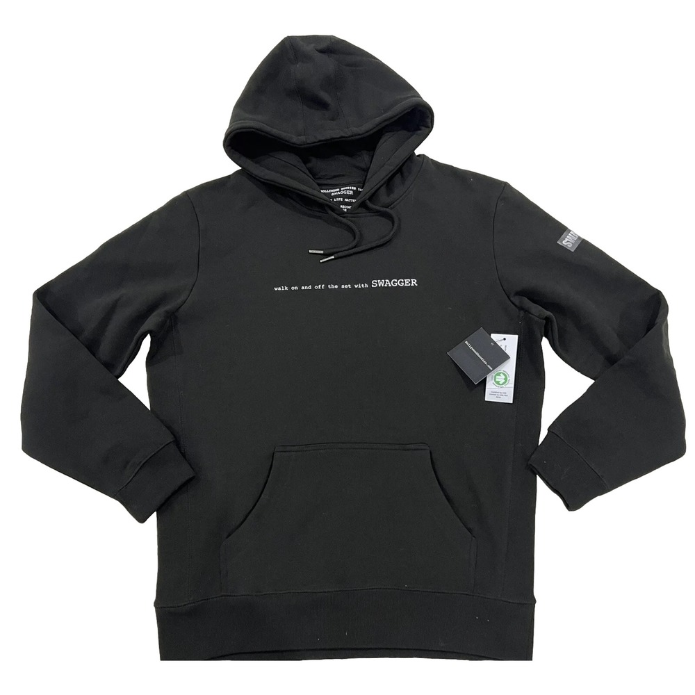 Hollywood Hoodies Swagger Size Large Black NWT